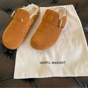 Isabel Marant Sz39 Mirvin Shearling Mules